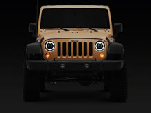 Load image into Gallery viewer, Raxiom 07-18 Jeep Wrangler Axial Series 7-Inch LED Headlights w DRL/ Black Housing - Clear Lens