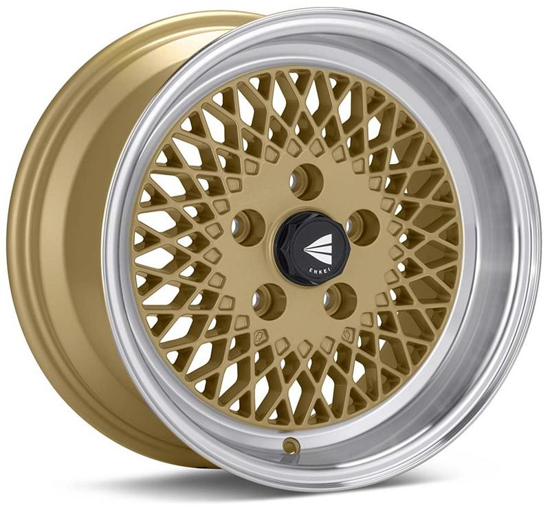 Enkei92 Classic Line 15x7 38mm Offset 4x100 Bolt Pattern Black Wheel
