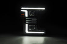 Load image into Gallery viewer, AlphaRex 17-19 Ford F-250/350/450/550 Super Duty PRO-Series Proj Headlights Alpha-Bk w/SS &amp; DRL