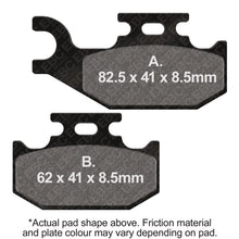 Load image into Gallery viewer, EBC 08-18 Suzuki LT-A 400 King Quad (Auto 4WD) Front Right FA-SFA-X Brake Pads