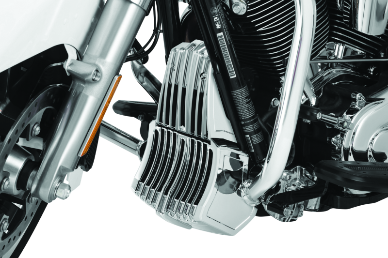 Kuryakyn Oil Cooler Cover Chrome
