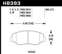 Load image into Gallery viewer, Hawk 89/03-17 Honda Accord HPS 5.0 Front Brake Pads