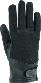 River Road Pecos Leather Mesh Gloves Black - Large