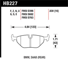 Load image into Gallery viewer, Hawk 1992-1998 BMW 318i HPS 5.0 Rear Brake Pads