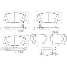 Load image into Gallery viewer, Brembo 18-21 Genesis G70/ Kia Stinger Front NAO Brake Pad