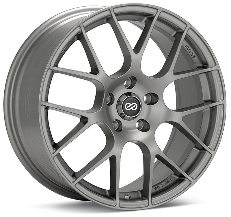 Enkei Raijin 18x9.5 45mm Offset 5x100 Bolt Pattern 72.6 Hub Bore Black Wheel