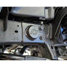 Load image into Gallery viewer, RockJock JK Frame Tube Plugs Frame Front CNC Machined Black Delrin
