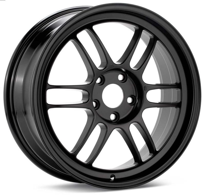 Enkei RPF1 17x7 5x114.3 45mm Offset 73mm Bore Black Wheel