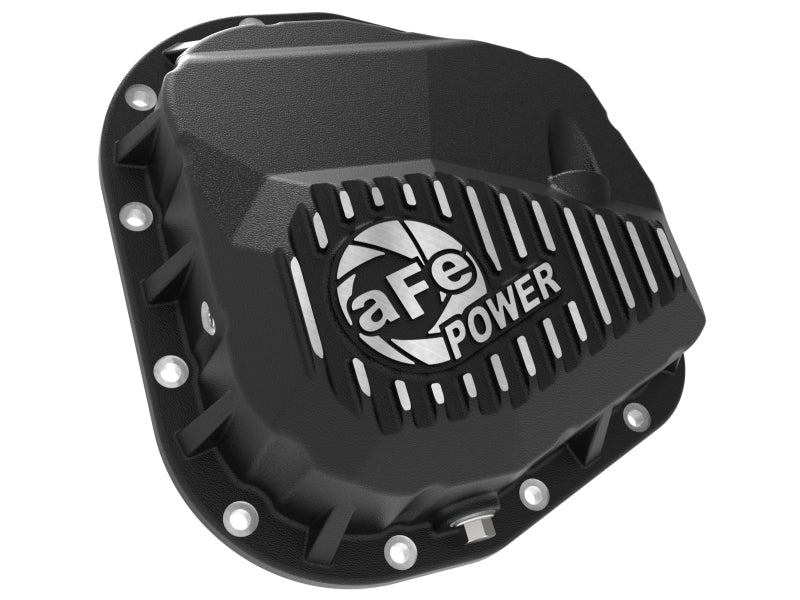 aFe 97-23 Ford F-150 Pro Series Rear Differential Cover Black w/ Machined Fins