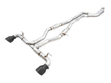 AWE Tuning 2020 Toyota Supra A90 Resonated Track Edition Exhaust - 5in Diamond Black Tips