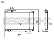 Load image into Gallery viewer, Koyo 86-92 Toyota Supra NA/Turbo MT Only (USDM Vehicles Req. M16x1.5 Plug) Radiator