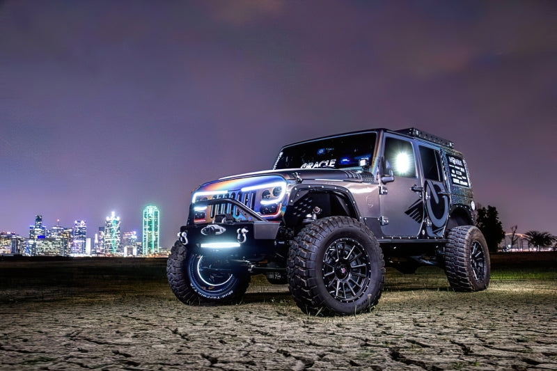 Oracle VECTOR Series Full LED Grille - Jeep Wrangler JK - NA