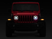 Load image into Gallery viewer, Raxiom 18-22 Jeep Wrangler JL/ JT 9-Inch LED Headlights w/ DRL and Halo- Black Housing (Clear Lens)