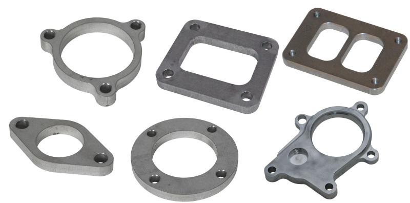 Vibrant T3 Discharge Flange (5 Bolt) for External Wastegate applications Mild Steel 1/2in Thick