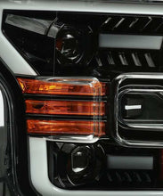 Load image into Gallery viewer, AlphaRex 15-17 Ford F-150 LUXX LED Projector Headlights Plank Style Alpha Blk w/Activ Light/DRL