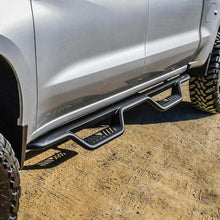 Load image into Gallery viewer, Westin 19-22 Chevrolet Silverado / GMC Sierra Crew Cab Outlaw Nerf Step Bars - Textured Black