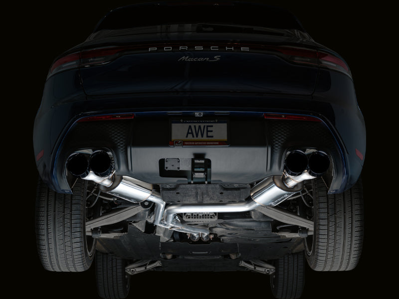 AWE Tuning 2022+ Porsche Macan 2.9TT Touring Edition Cat-Back Exhaust w/ Diamond Black Tips