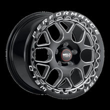 Load image into Gallery viewer, Weld Solana Beadlock 17x11 / 5x115 BP / ET0 / 78.1mm Bore - Gloss Black MIL DIA Wheel