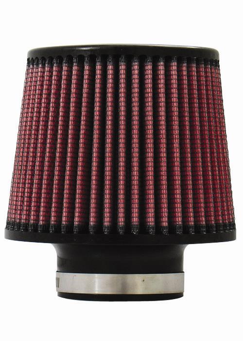 Injen High Performance Air Filter - 2.75 Black Filter 6 Base / 5 Tall / 5 Top