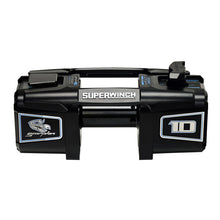 Load image into Gallery viewer, Superwinch 10000 LBS 12V DC 3/8in x 54ft Synthetic Rope Scorpion 10000SR Winch - Black Powdercoat