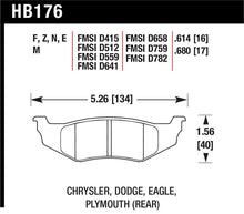 Load image into Gallery viewer, Hawk SRT4 HPS Street Rear Brake Pads