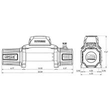 Load image into Gallery viewer, Superwinch 10000 LBS 12V DC 3/8in x 80ft Synthetic Rope SX 10000 Winch