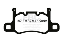 Load image into Gallery viewer, EBC 13-15 Porsche 911 (991) GT3 3.8L (w/Cast Iron Rotor) Redstuff Rear Brake Pads