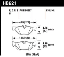 Load image into Gallery viewer, Hawk 08-11 BMW 128i / 10 BMW 323i / 07-11 BMW 328i / 07-11 BMW 328XI DTC-70 Race Rear Brake Pads