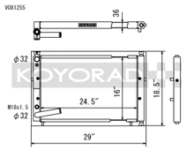 Load image into Gallery viewer, Koyo 94-01 Acura Integra w/ K-Series Swaps (2.0/2.4L) Radiator