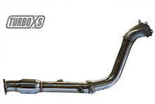 Load image into Gallery viewer, Turbo XS 02-07 WRX-STi / 04-08 Forester XT High Flow Catted Downpipe