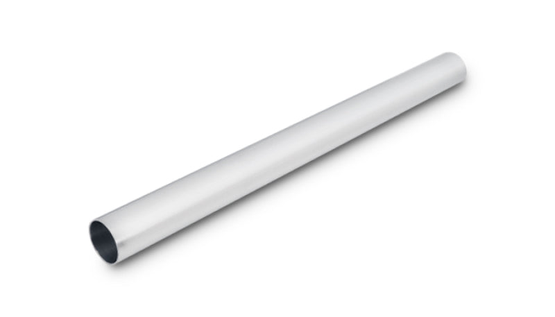Vibrant 1in O.D. Universal Aluminum Tubing (18in Long Straight Pipe) - Polished