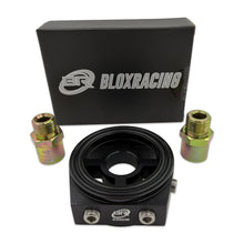 Load image into Gallery viewer, BLOX Racing Oil Filter Block Adapter Black / For Oil Pressure / Oil Temperature
