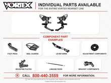 Load image into Gallery viewer, Vortex Racing Rear Set Black