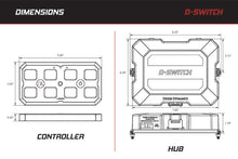 Load image into Gallery viewer, Diode Dynamics D-Switch 8 Button Controller Kit