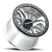 Load image into Gallery viewer, Raceline A91MA Ryno 15x7in/4x137 BP/10mm Offset/110.18mm Bore - Machined &amp; Black Ring Beadlock Wheel