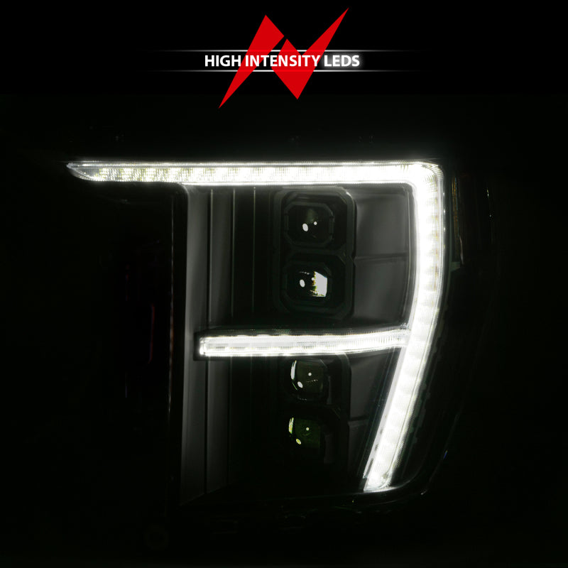 ANZO 21-23 Ford F-150 (w/Factory Halogen) Z-Series Full LED Proj Headlights - Pass. Side ONLY