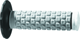 ProTaper Pillow Top Large Flange ATV Grips - Black/Gray/White