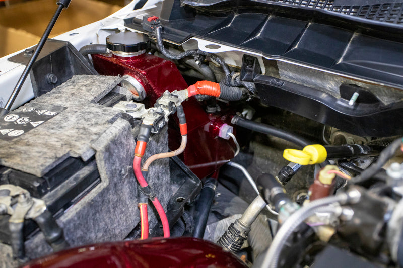 Wehrli 13-18 Dodge 6.7L Cummins OEM Placement Coolant Tank Kit - WCFab Red