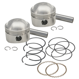 S&S Cycle 36-84 BT 3-7/16in x Up To 4-3/4in Stroke HC Piston Set - Standard