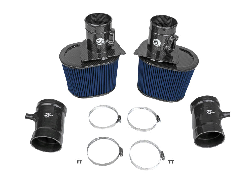 aFe 15-19 Lamborghini Huracan V10-5.2L Track Series Intake System w/ Pro 5R Filter