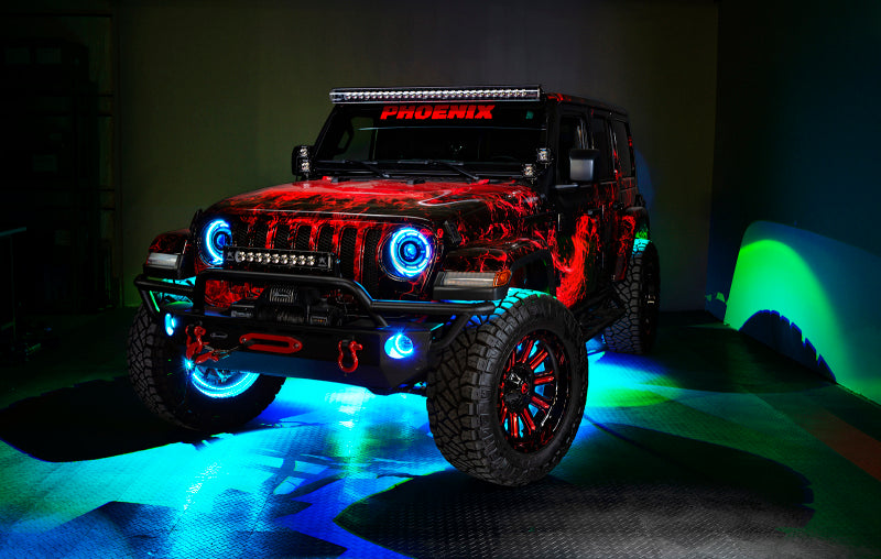 Oracle Jeep Wrangler JK/JL/JT High Performance W LED Fog Lights - w/o Controller