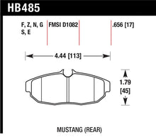 Load image into Gallery viewer, Hawk 05-07 Ford Mustang GT &amp; V6 Performance Ceramic Street Rear Brake Pads