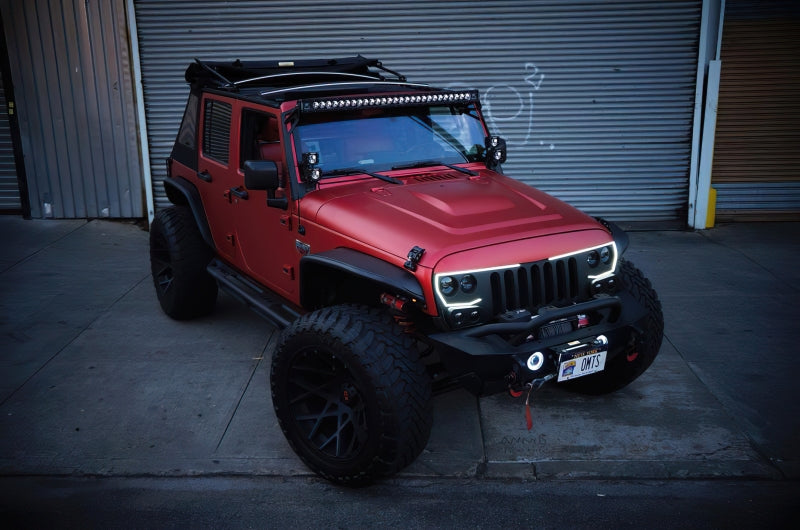 Oracle VECTOR Series Full LED Grille - Jeep Wrangler JK - NA
