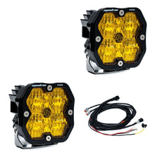 Load image into Gallery viewer, Baja Designs Squadron 2.0 Pro LED Wide Cornering (Pair) - Baja Amber