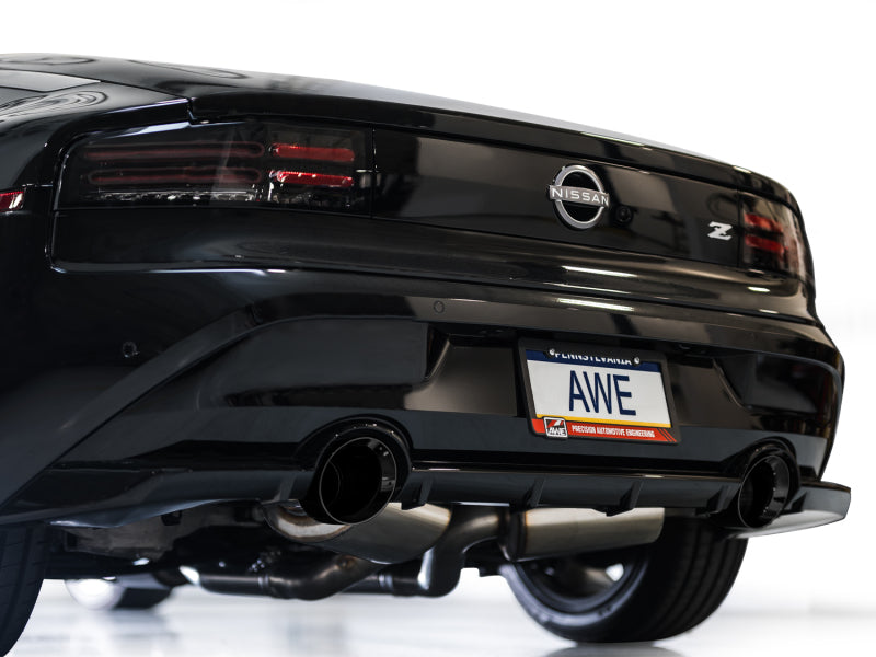 AWE Tuning 2023 Nissan Z RZ34 RWD Track Edition Cat-Back Exhaust System w/ Diamond Black Tips