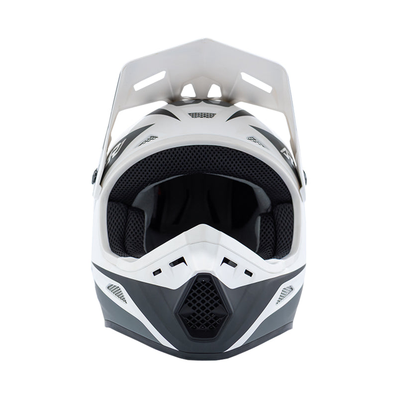 Answer 26 AR1 Mototown Helmet Glossy White/Grey/Black - XS