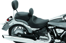Load image into Gallery viewer, Mustang 06-15 Yamaha Roadliner, Stratoliner Wide Touring Solo Seat w/ Driver Backrest - Black