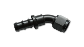 Vibrant Push-On 60 Degree Hose End Elbow Fitting Size -12AN