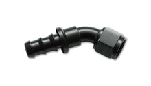 Load image into Gallery viewer, Vibrant Push-On 60 Degree Hose End Elbow Fitting Size -8AN