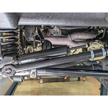 Load image into Gallery viewer, RockJock TJ/LJ/XJ/MJ Currectlync Steering System Bolt-On w/ 1 1/4in Dia. Tie Rod/Forged Drag Link
